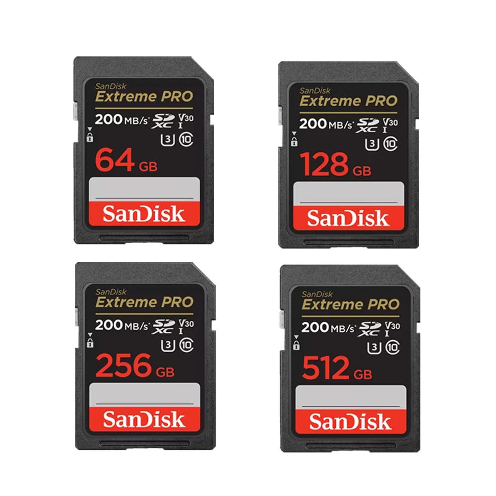 SanDisk Ʈ ͽƮ  SD ī, SDHC, SDXC UHS-I Ŭ 10 U3 ÷ ޸ ī,  ī޶, 32GB, 64GB, 128GB, 256GB